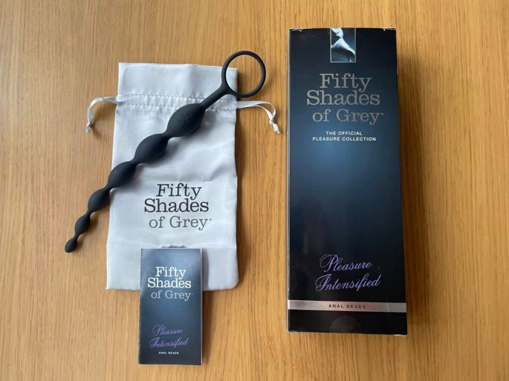 Best Anal Beads for Beginners in 2025: Gentle & Safe Picks 13 Fifty Shades of Grey Anal Beads packaging scaled 2