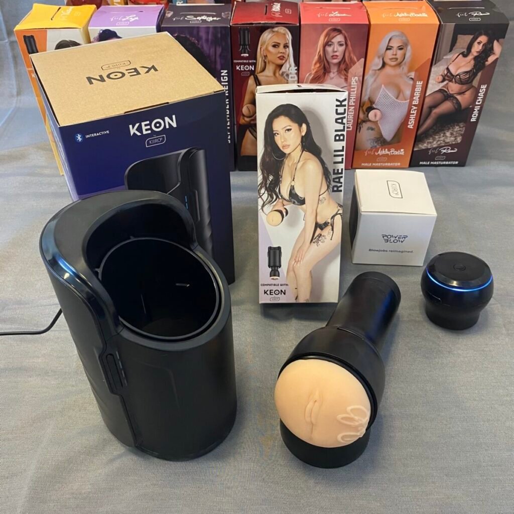 Unlock Intimacy Like Never Before: Best Kiiroo Sex Toys for Couples in 2025 5 Packaging of the Kiiroo Feelstars Rae Lil Black Masturbator