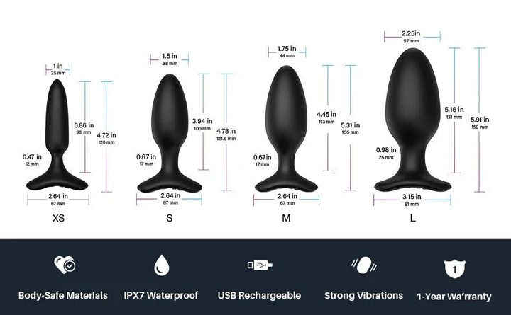 Best Quiet Couples Sex Toys for Shared Living in 2025: Silent Picks 20 lovense anal toys lovense hush 2 1 75 butt plug black