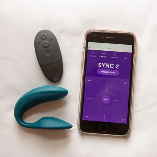 We Vibe Sync 2 Couples Vibrator App and Remote Control